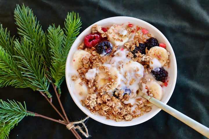 granola in a bowl